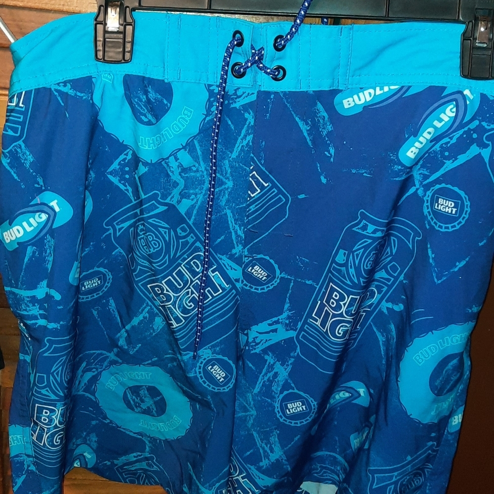 New Bud Light Swim Trunks Size XL